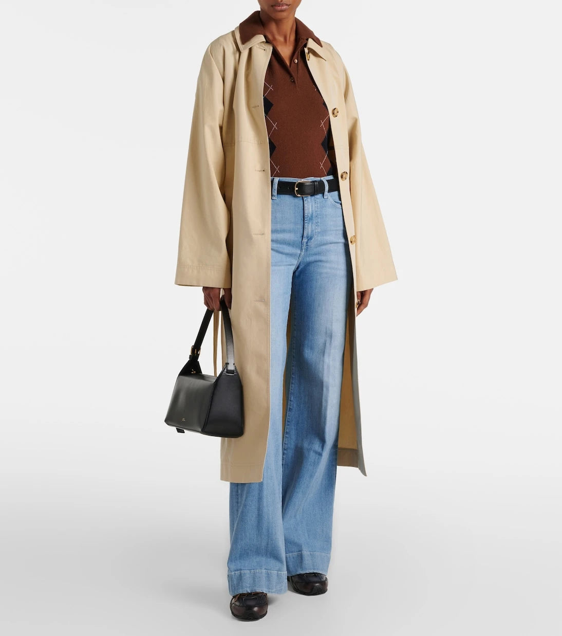 7 For All Mankind - High-rise wide-leg jeans