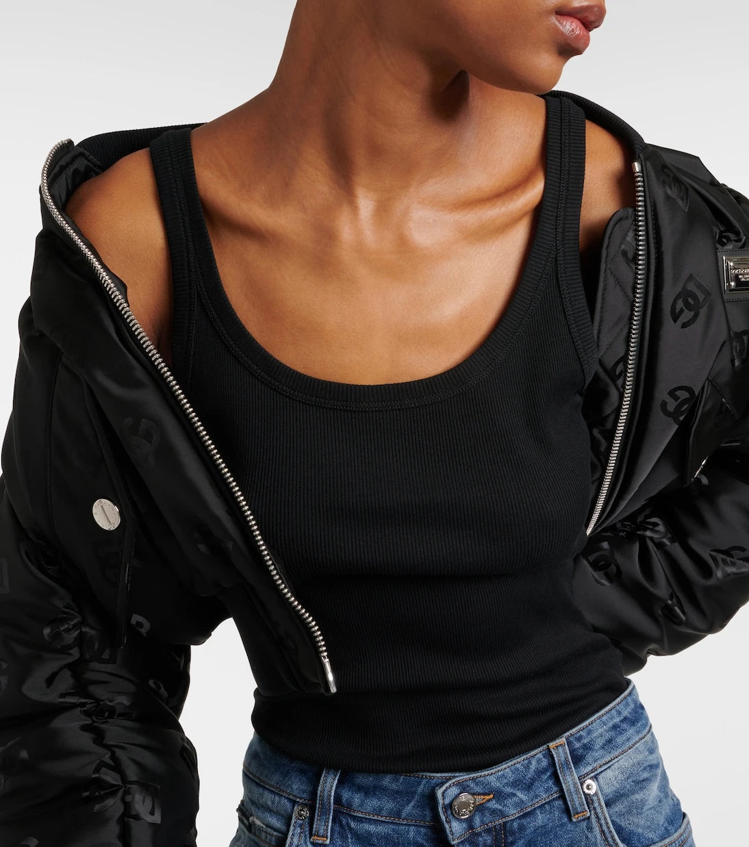 Dolce&Gabbana - Ribbed-knit cotton tank top