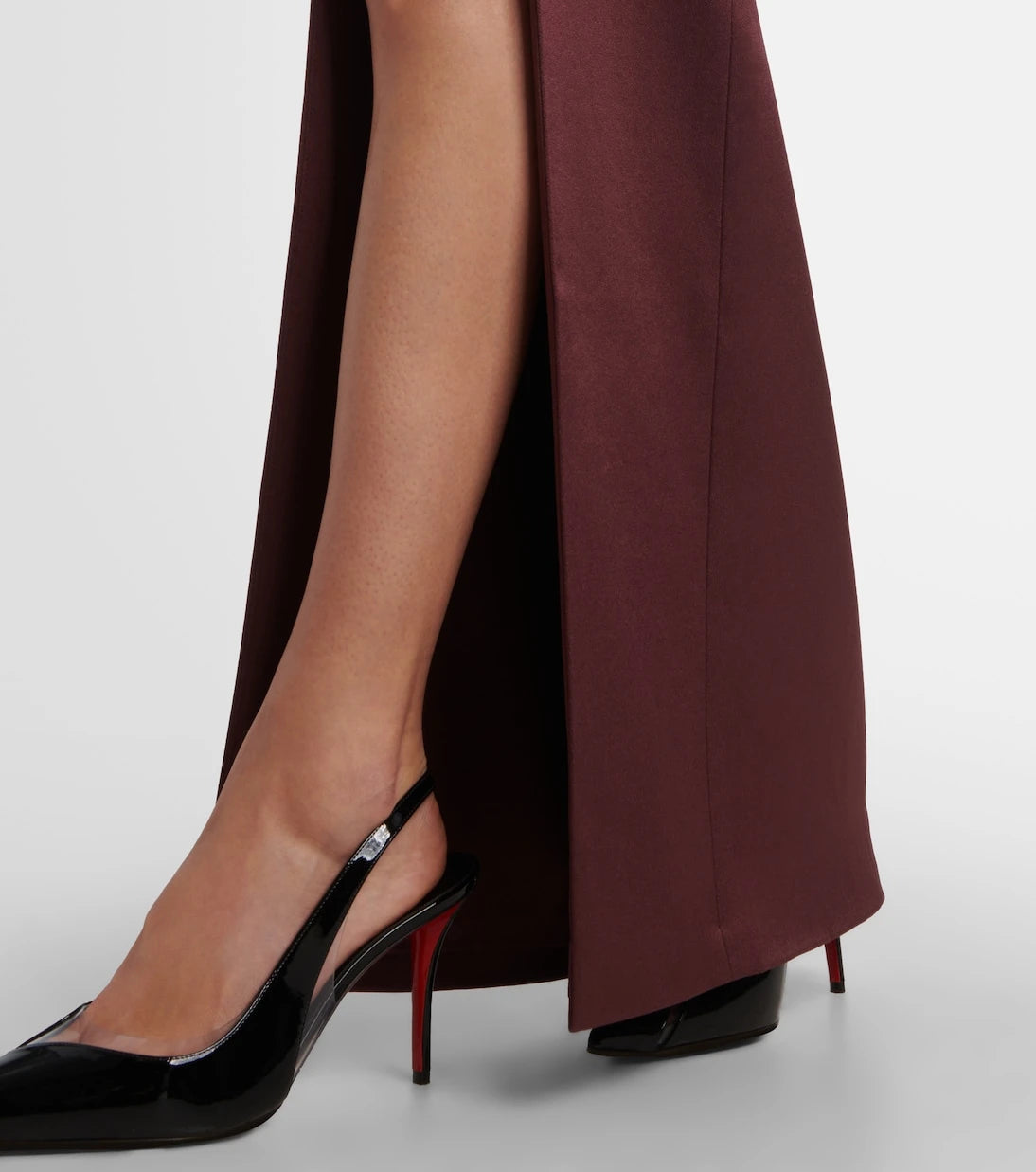 Alex Perry - Crêpe satin bustier gown