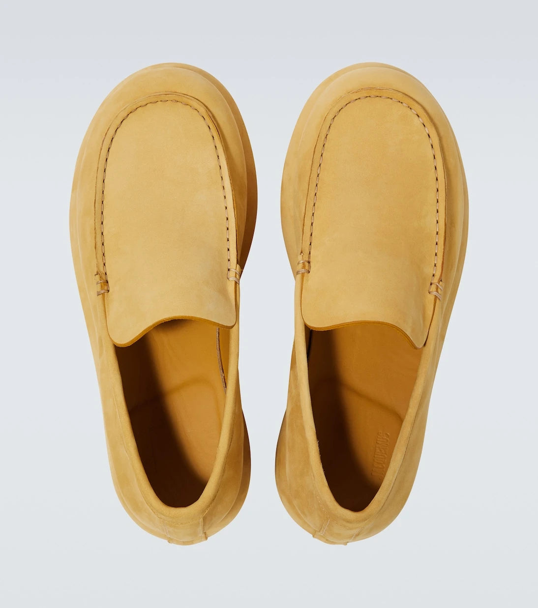 Jacquemus - Les Mocasins Bricciola suede platform loafers