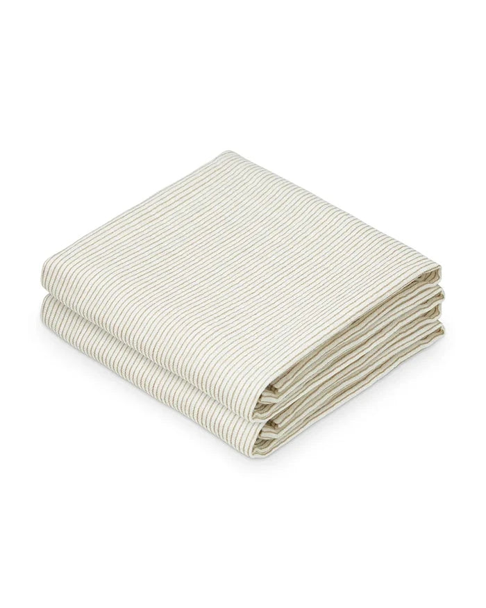 Cam Cam Copenhagen Пелена за деца от памук Classic Stripes Camel 2 броя