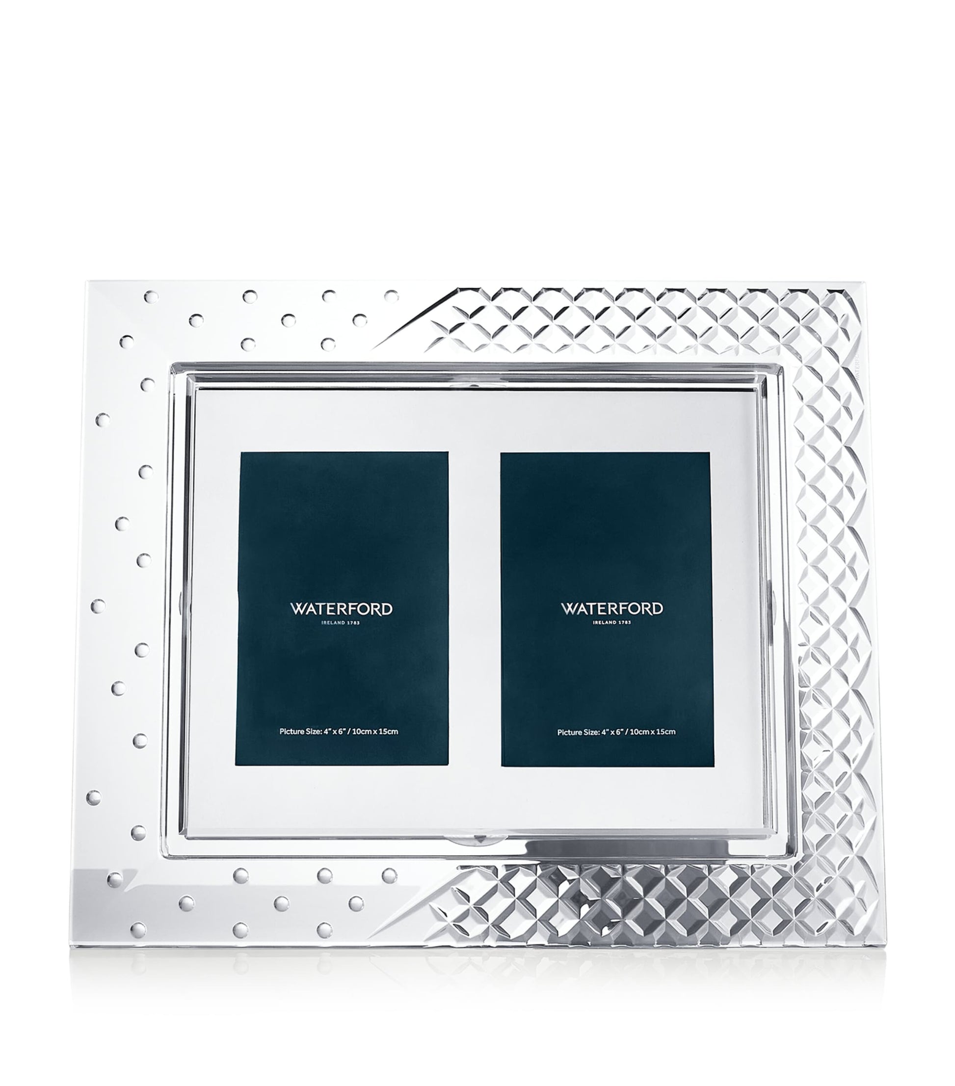 Waterford Crystal Celebrations Double Mount Photo Frame (8'' x 10'')