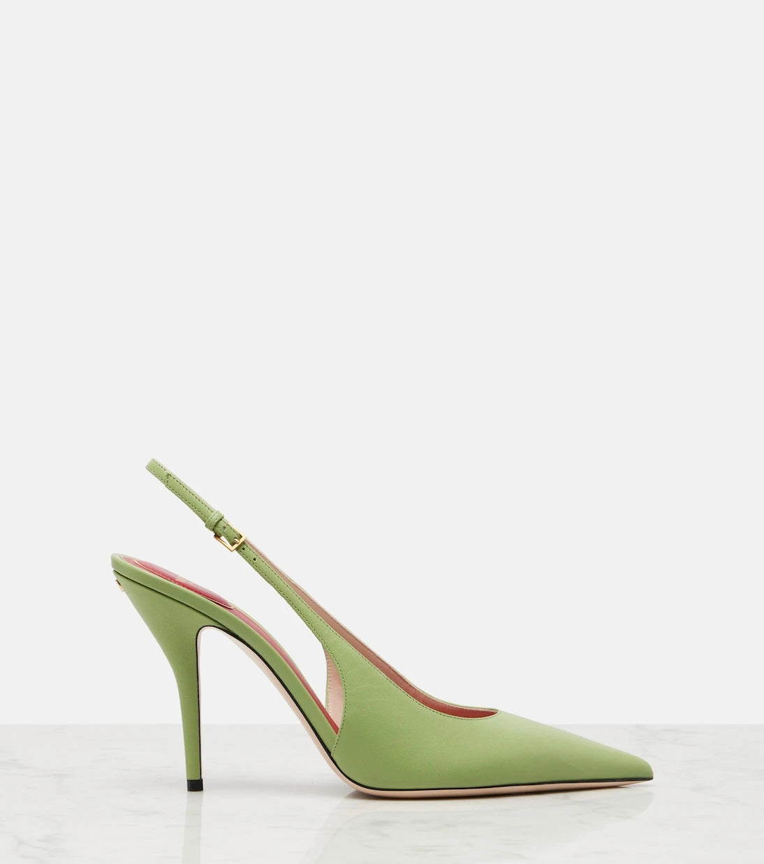 Valentino Garavani - Cuttie leather slingback pumps