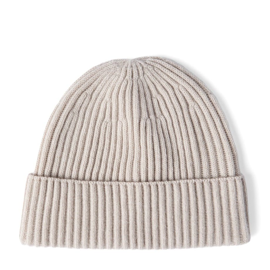 Brunello Cucinelli Cashmere Rib Knit Beanie