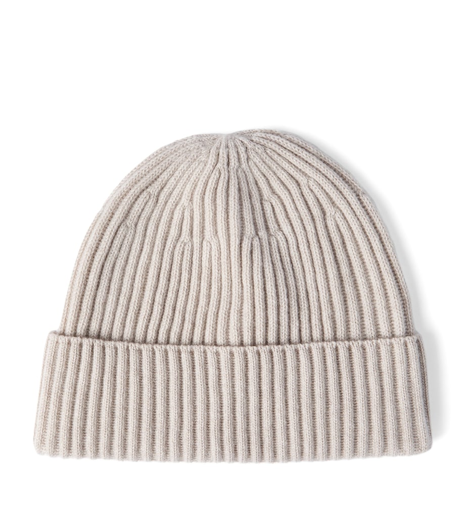 Brunello Cucinelli Cashmere Rib Knit Beanie