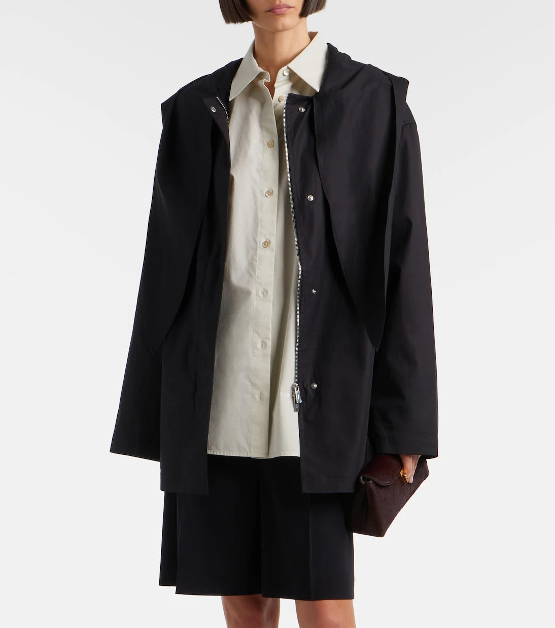 Toteme - Scarf-detail cotton jacket