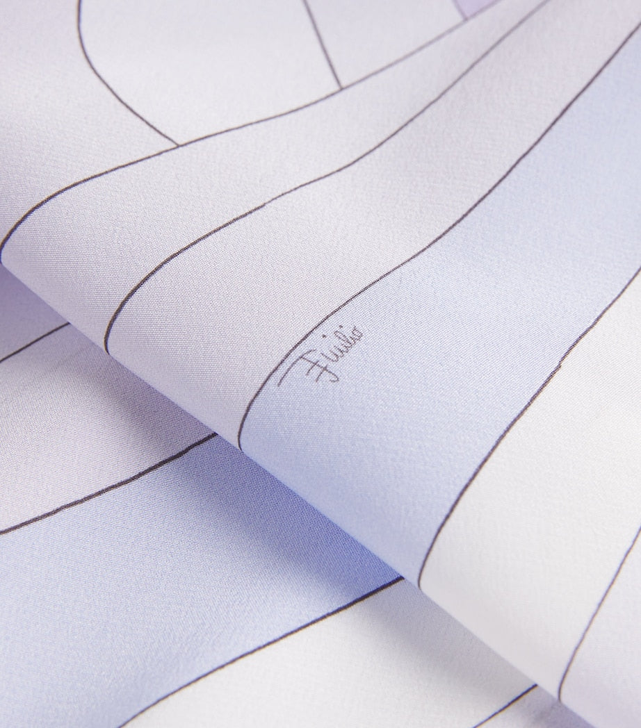 Purple Iride Kaftan Maxi Dress