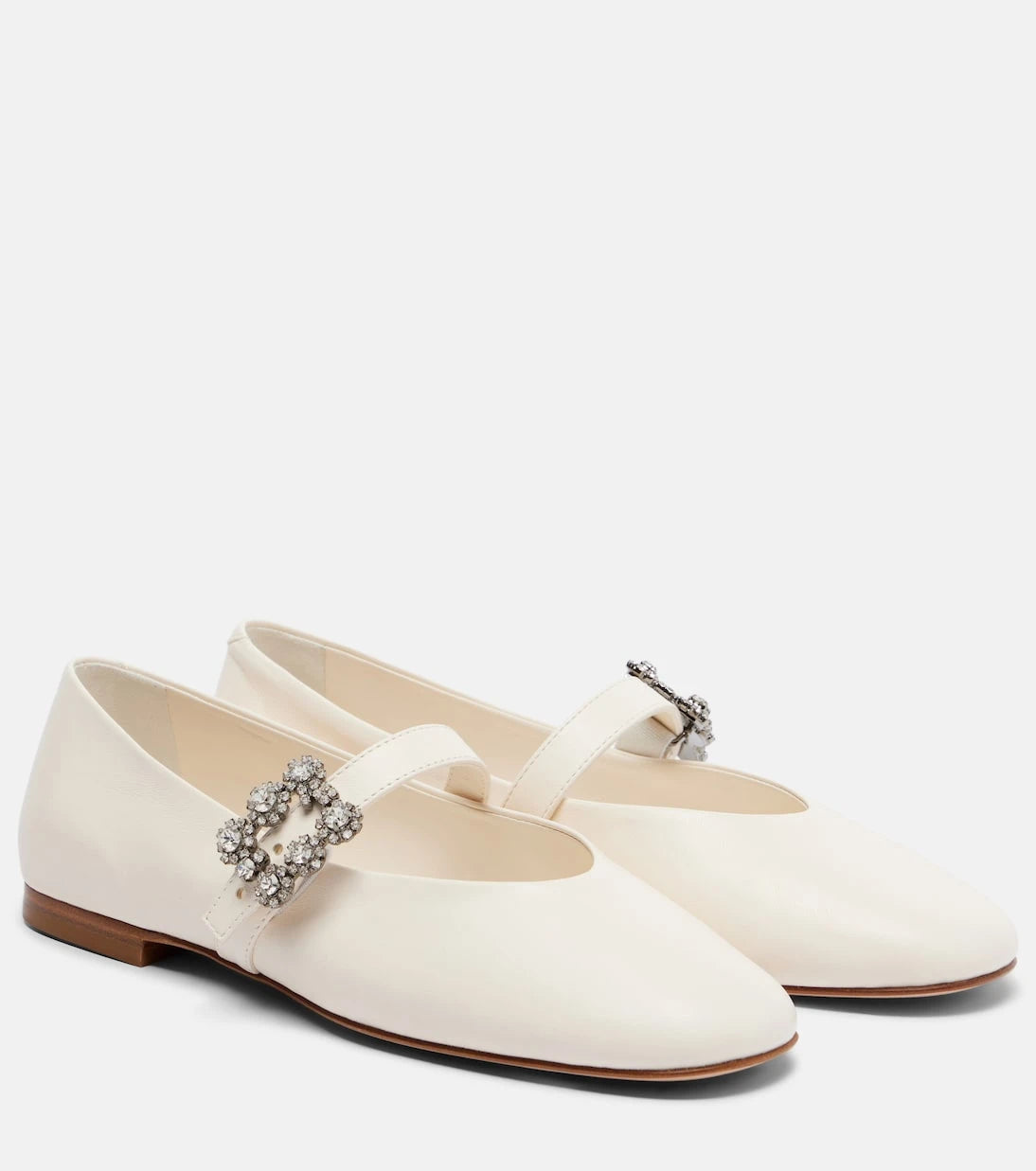 Roger Vivier - Roundytoe leather ballet flats