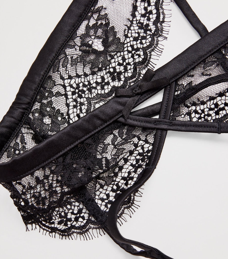 Black Lace Frankie Suspender Belt
