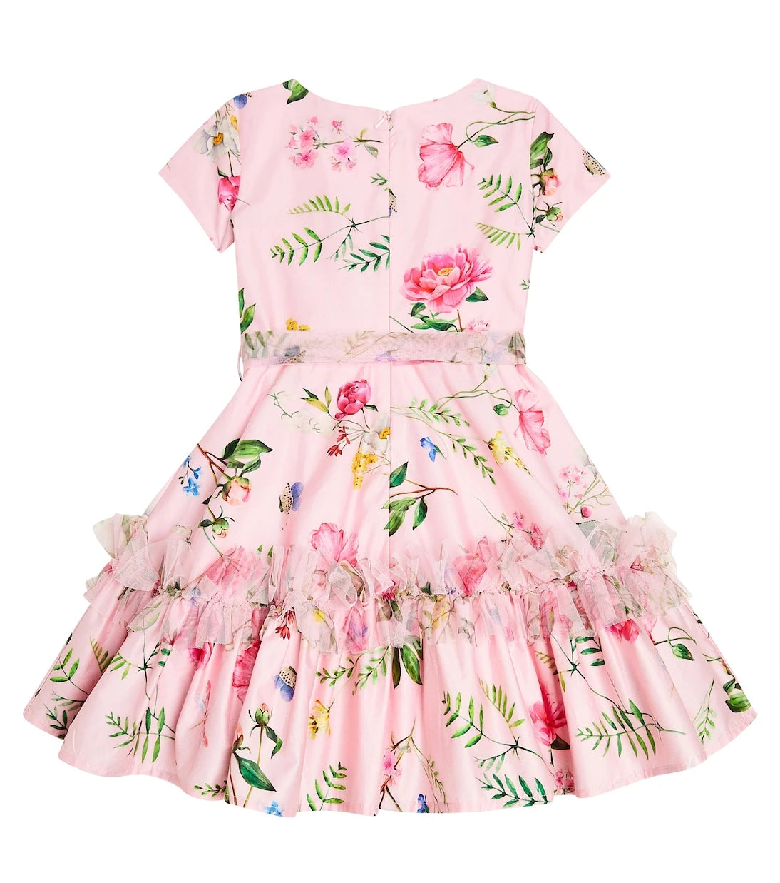Monnalisa - Floral cotton dress
