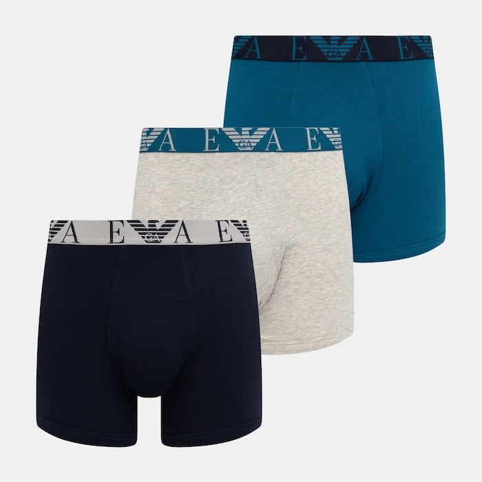 Emporio Armani Underwear pamuklu erkek boxer 3'lü