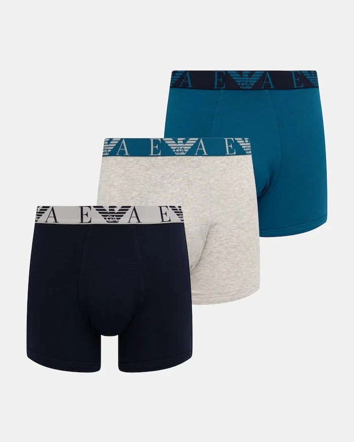 Emporio Armani Underwear pamuklu erkek boxer 3'lü