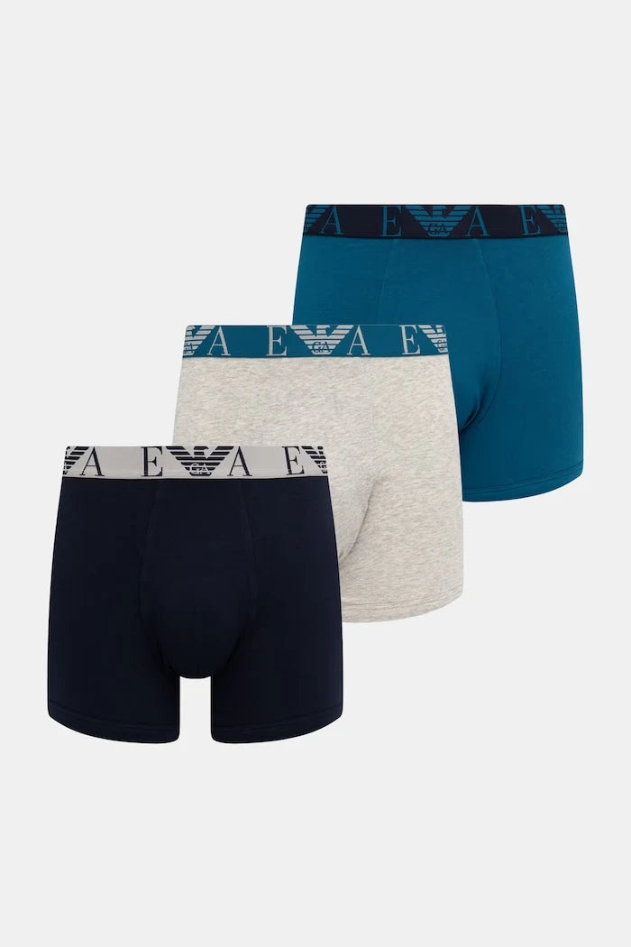 Emporio Armani Underwear pamuklu erkek boxer 3'lü
