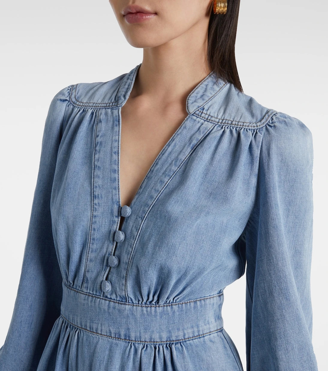 Zimmermann - Lucky denim midi dress