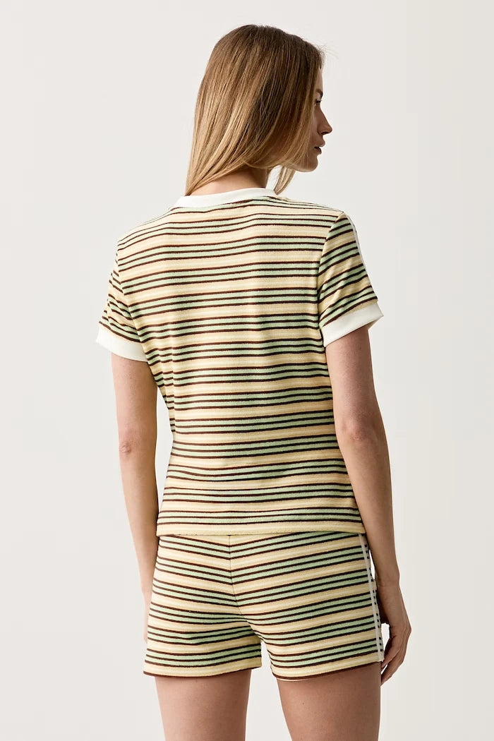 adidas Originals viskoza detaylı kadın T-shirt