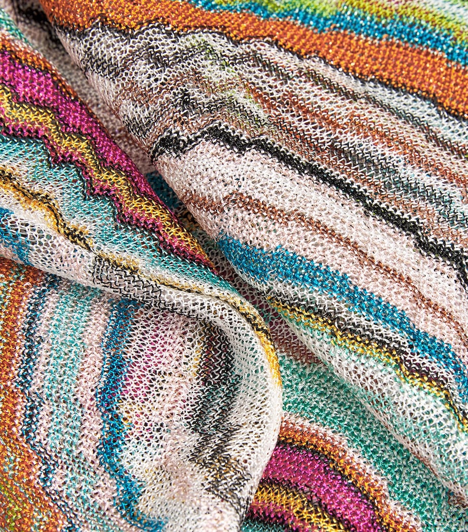 Missoni Multi Asymmetric Cut-Out Mini Dress