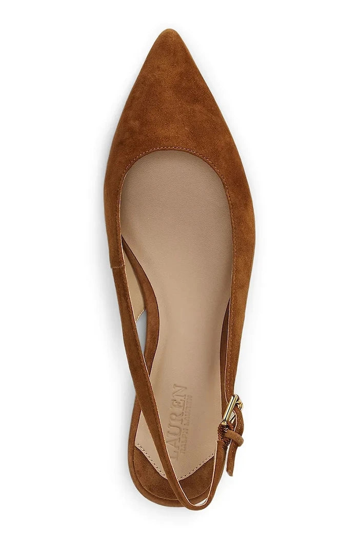 Lauren Ralph Lauren Londyn Slbck Süet Babetler