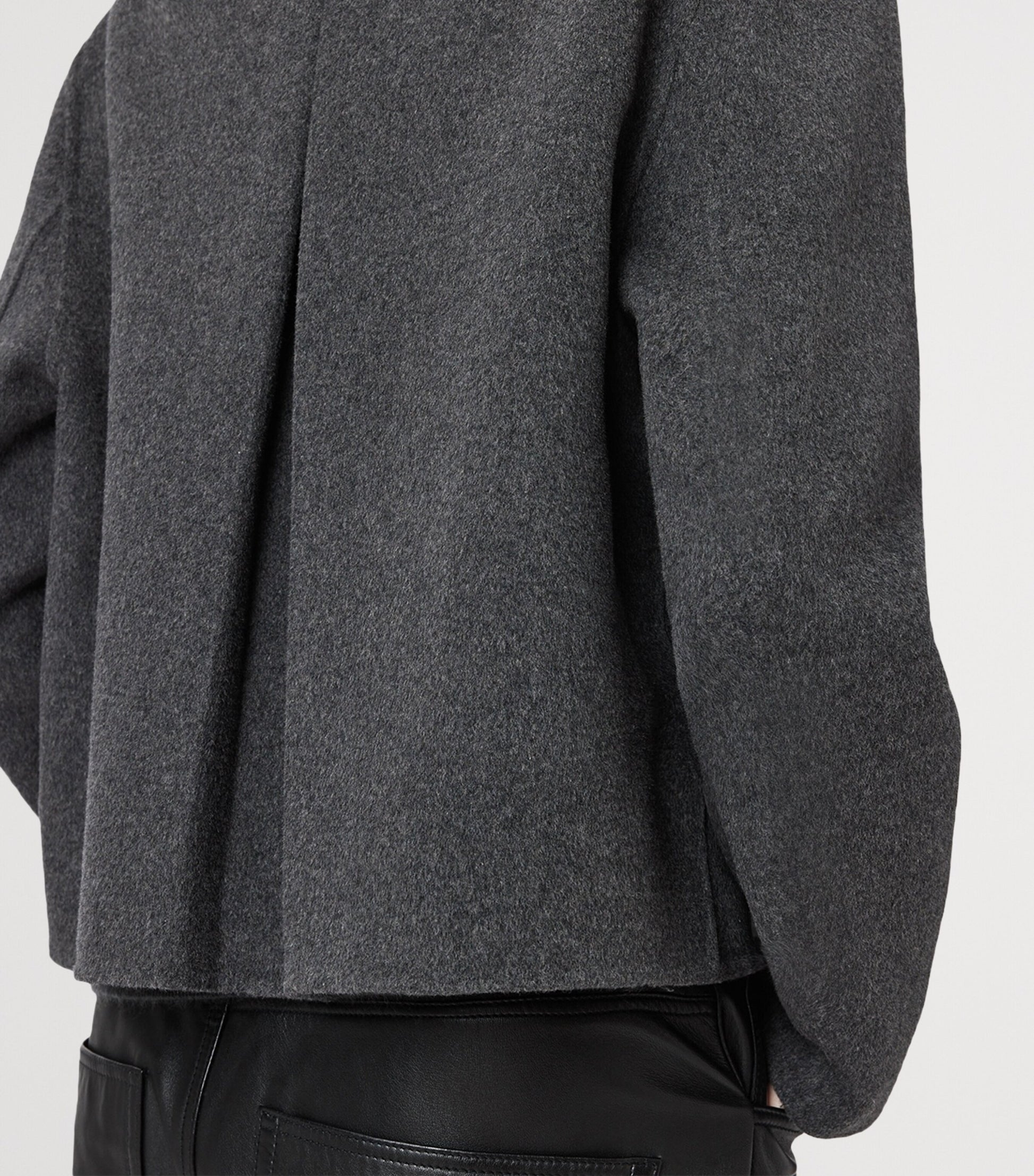 Wool-Blend Seannah Jacket CHARCOAL GREY