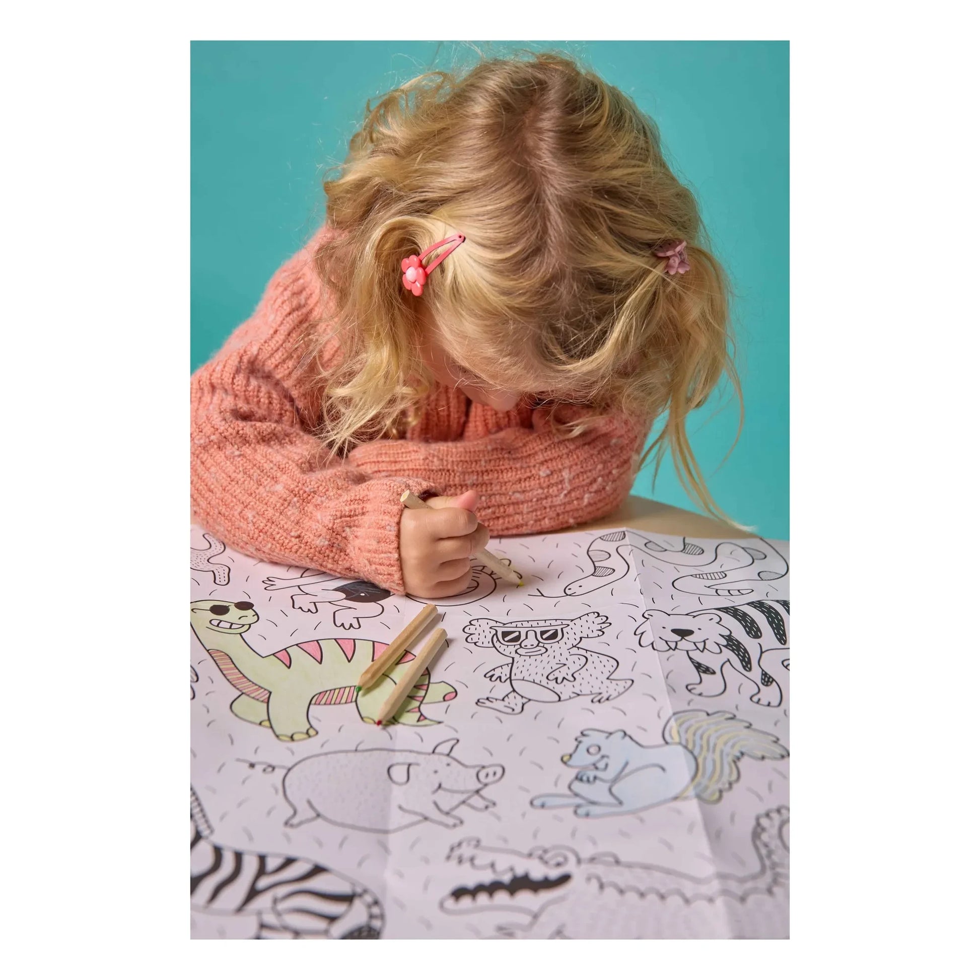 Omy - Animals mini coloring set
