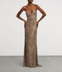 Mulberry Silk Sequin Gown