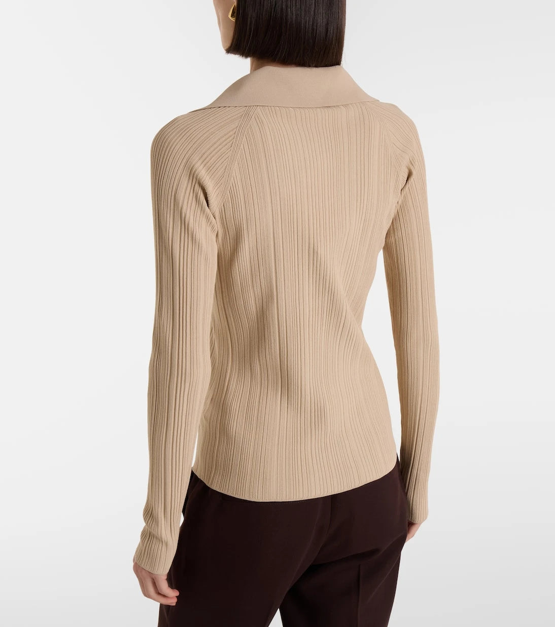 Joseph - Chelia ribbed-knit polo sweater