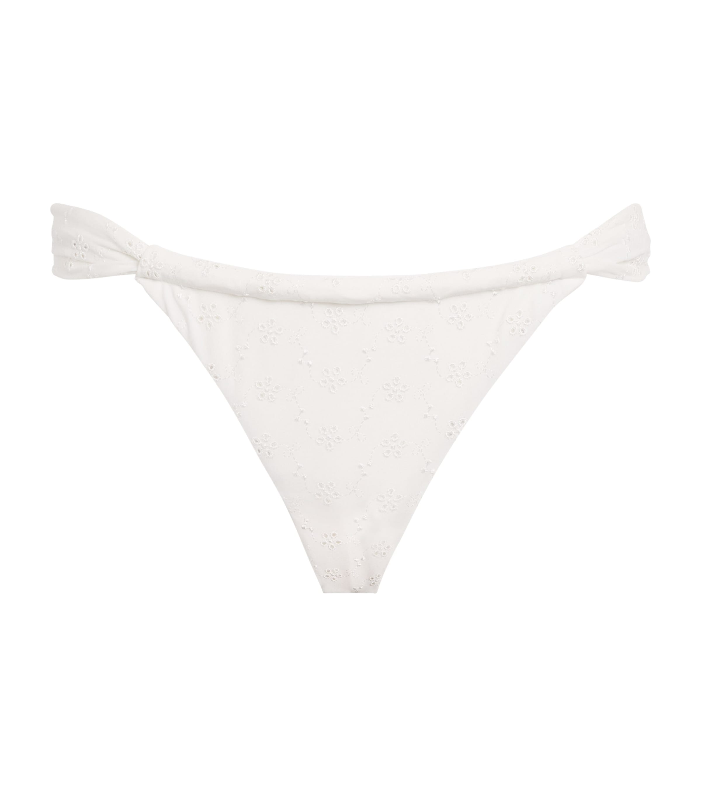 Faithfull the Brand White Broderie Anglaise Andez Bikini Bottoms