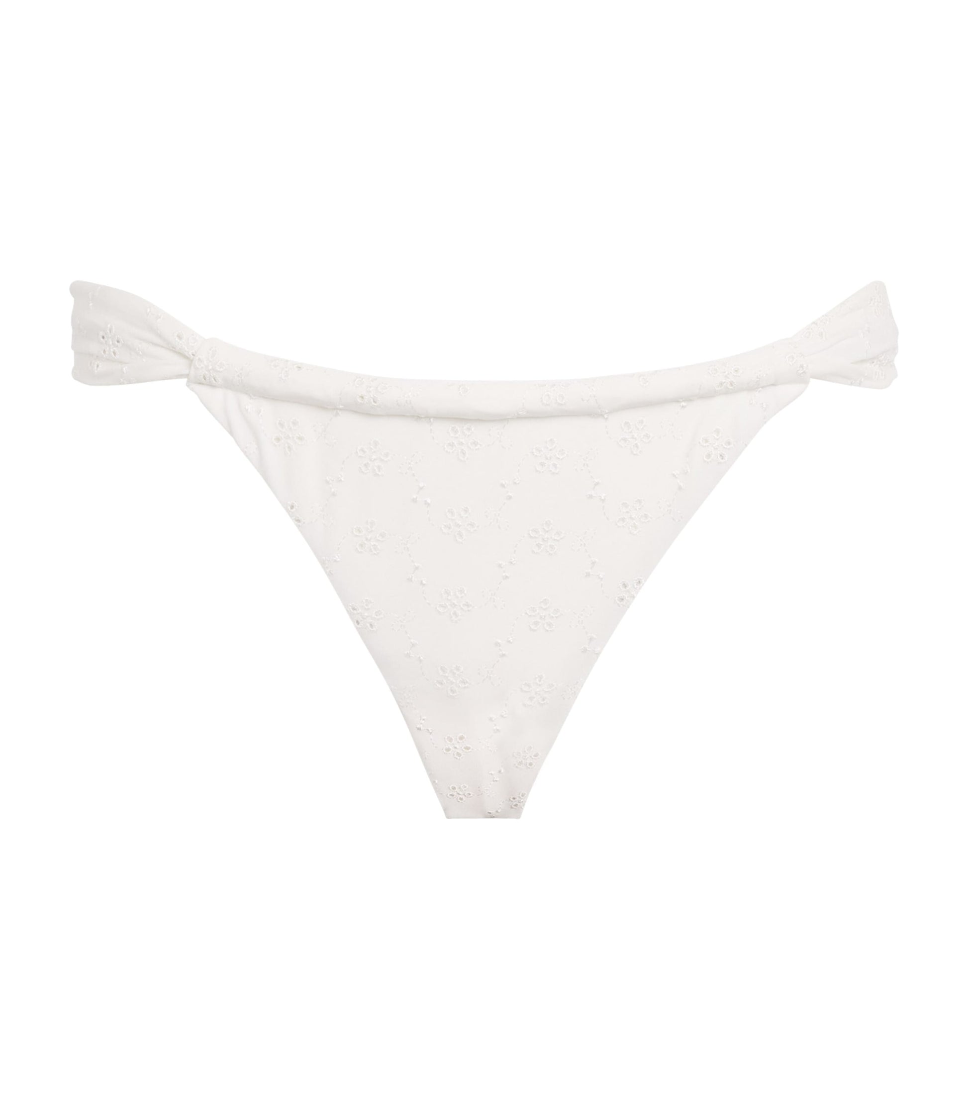 Faithfull the Brand White Broderie Anglaise Andez Bikini Bottoms