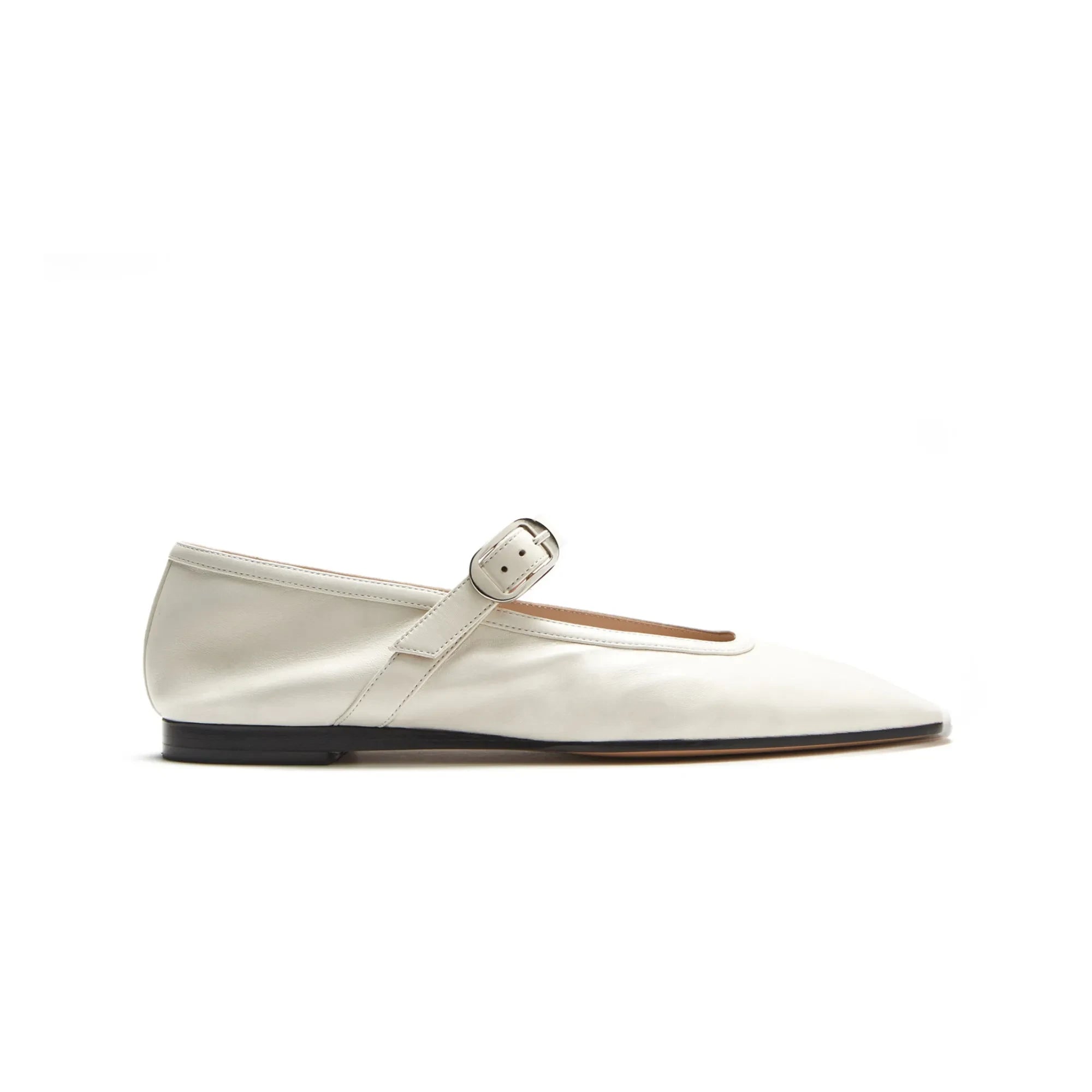 Le Monde Beryl - Ballet Pump Mary Jane | Ecru