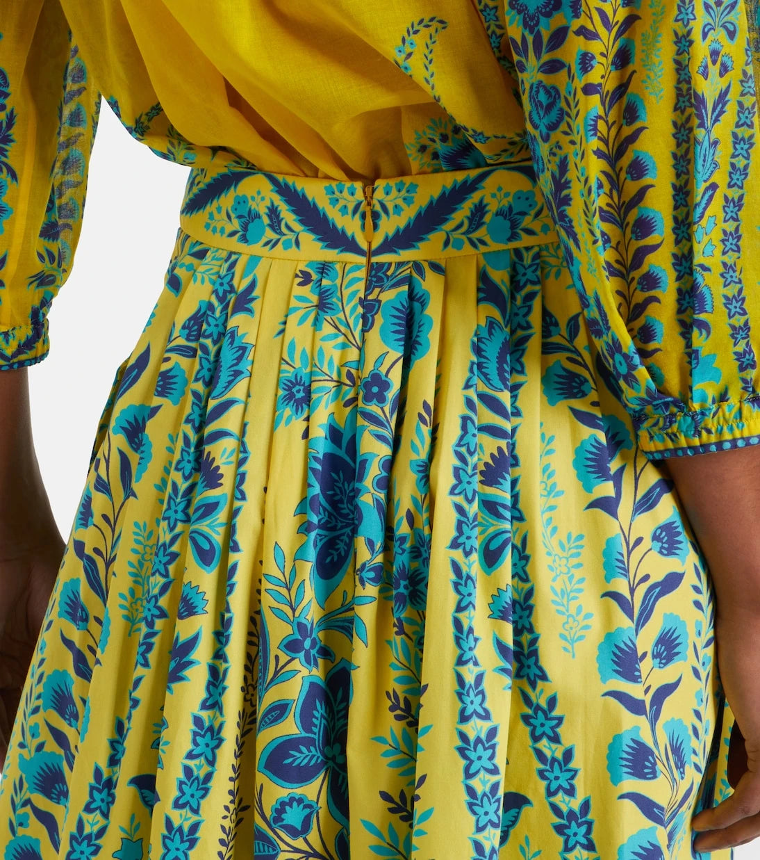 Etro - Printed cotton maxi skirt