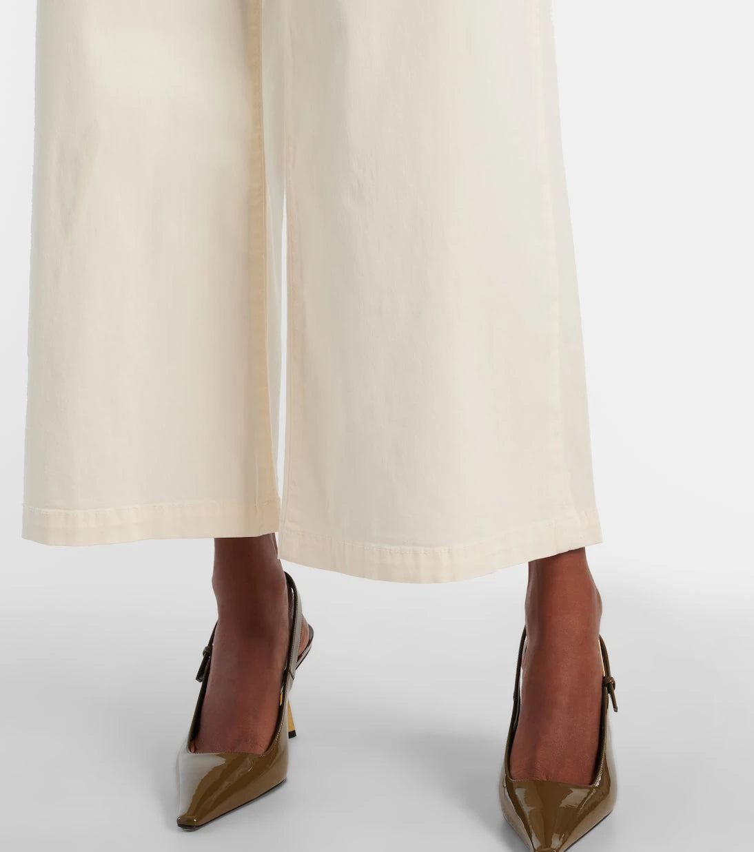 AG Jeans - Caden cotton-blend twill wide-leg pants