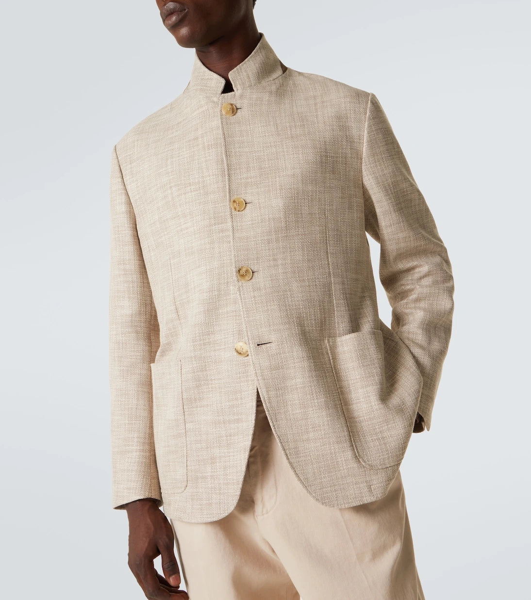 Canali - Cotton, wool, and silk blazer