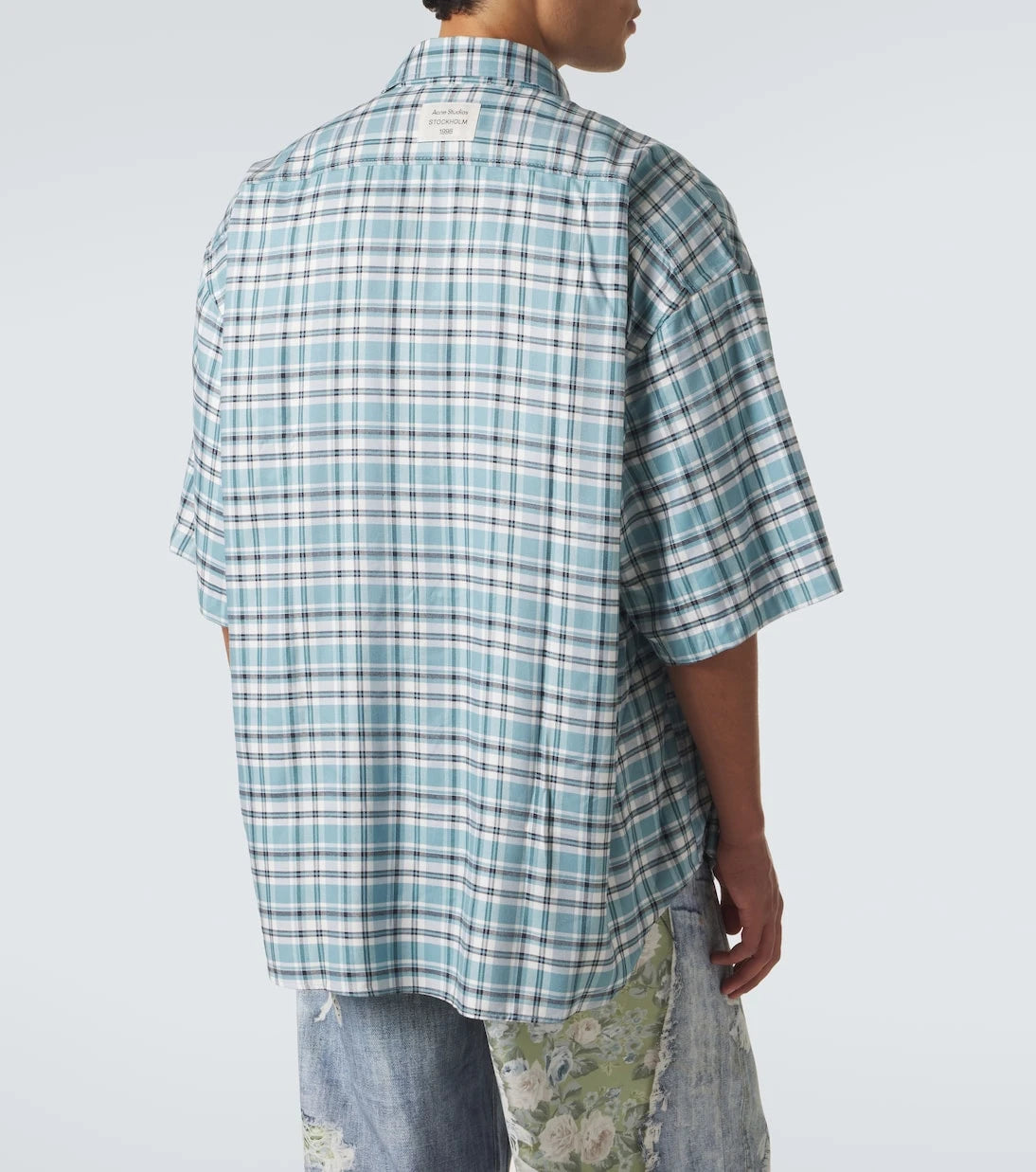 Acne Studios - Plaid oversized flannel shirt