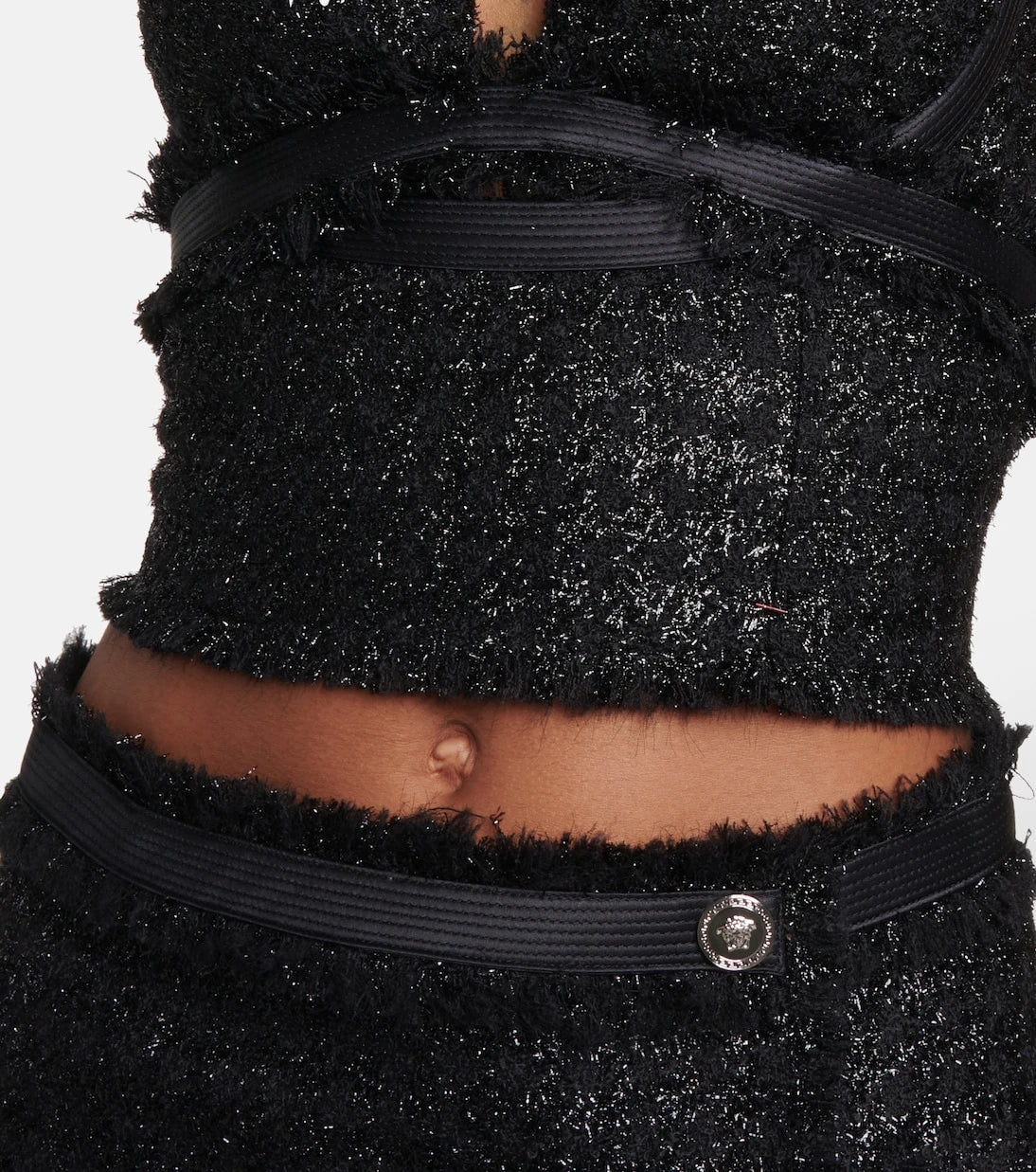 Versace - Bouclé bustier