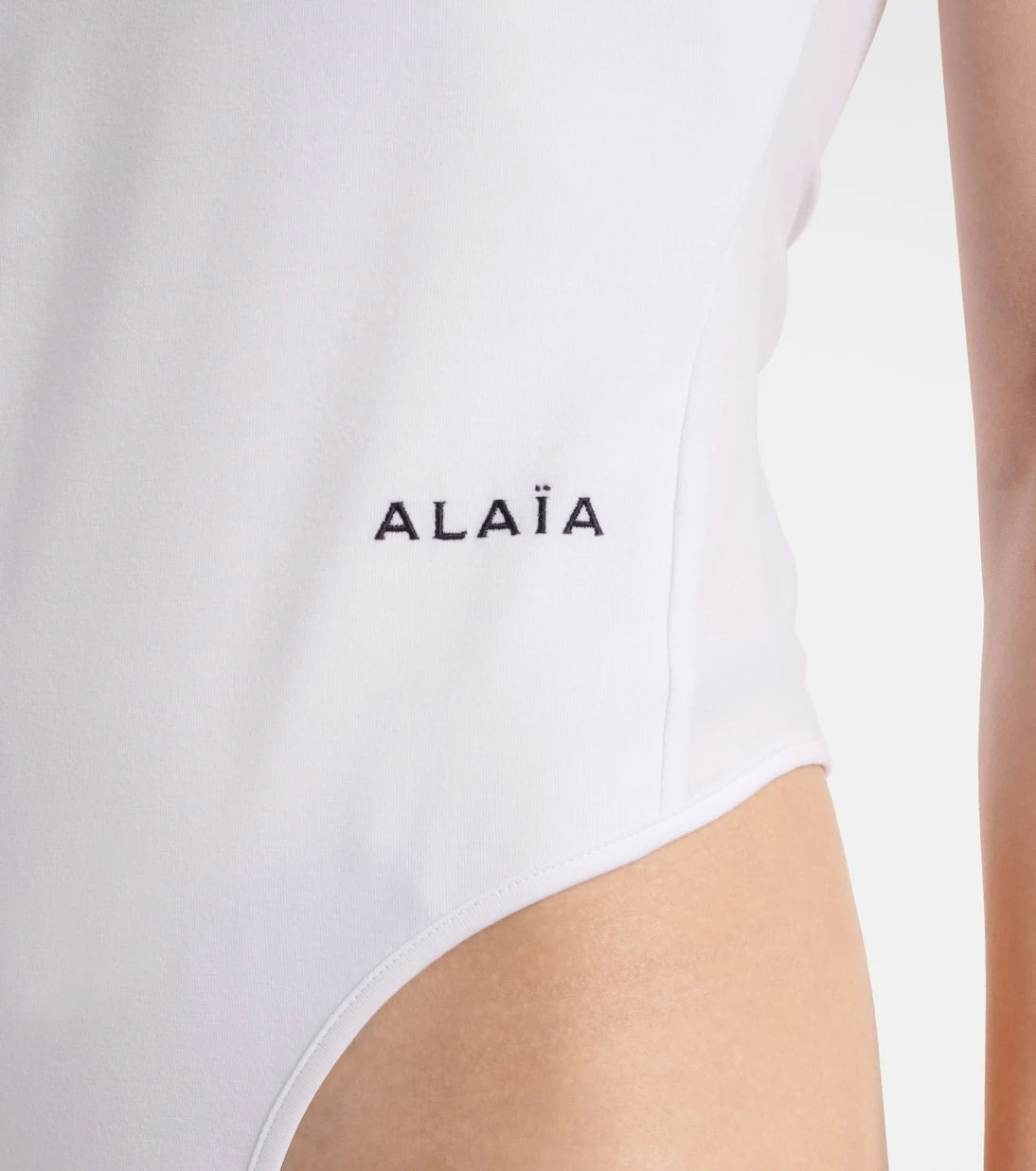 Alaïa - Cotton jersey bodysuit