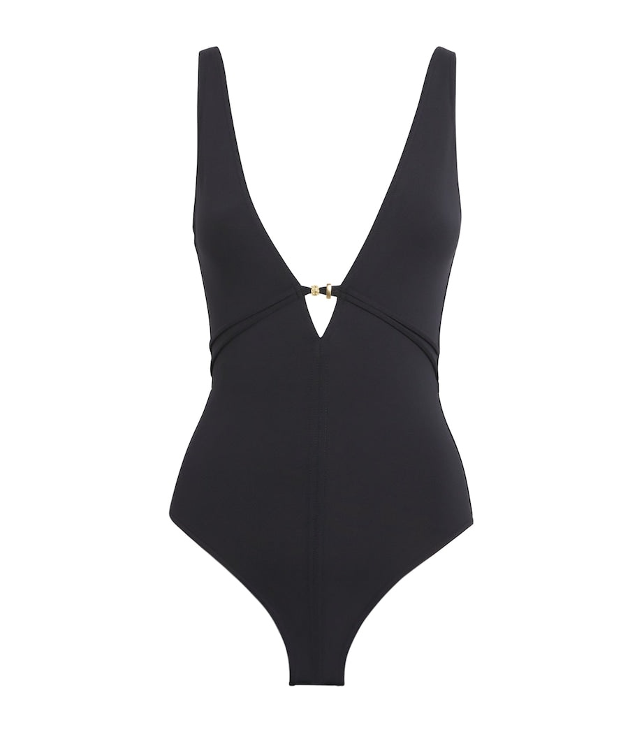 Eres Black Lagon Plunge Swimsuit