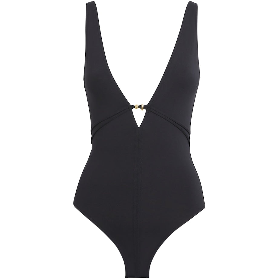 Eres Black Lagon Plunge Swimsuit