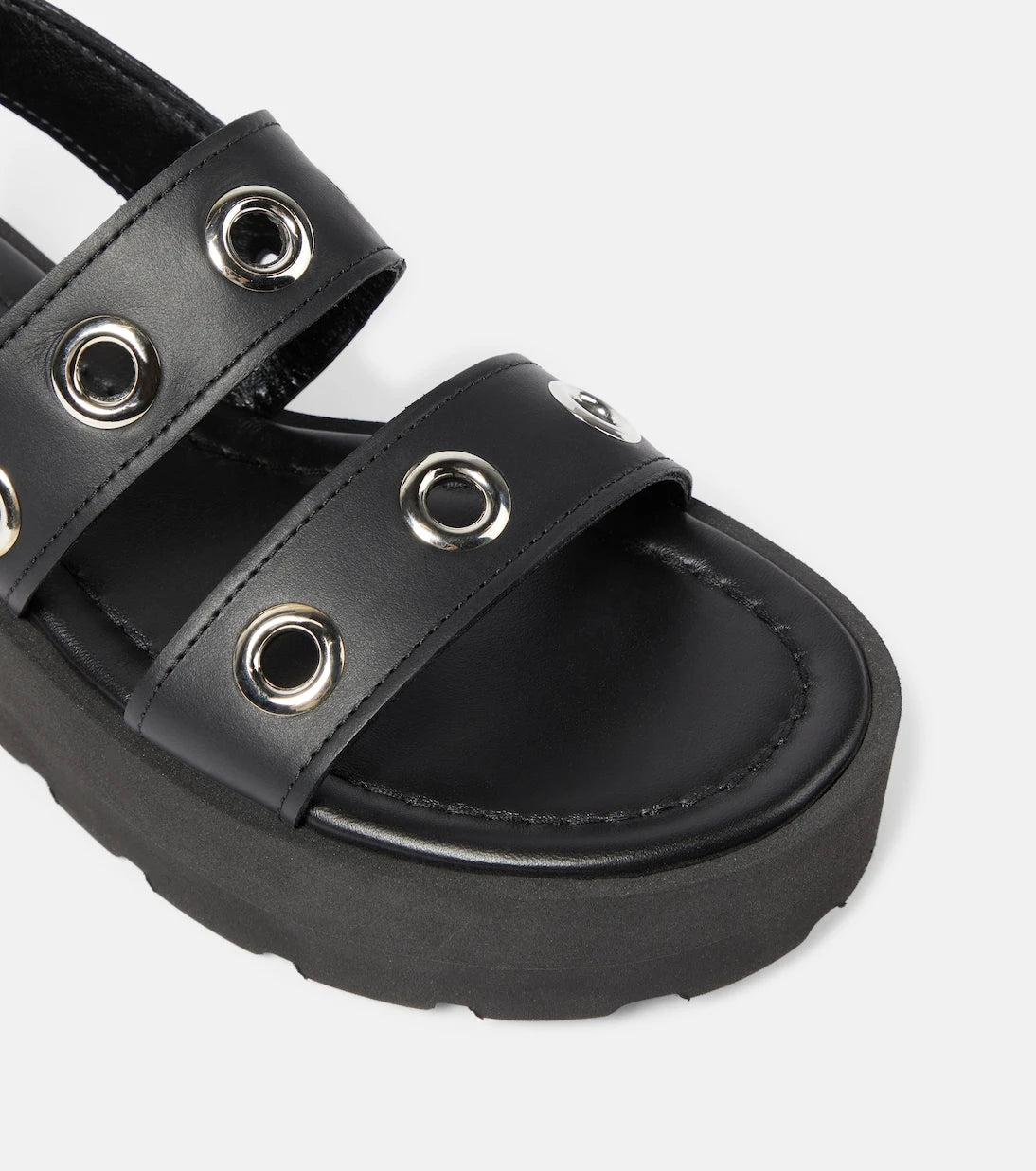 Gianvito Rossi - Leather platform sandals