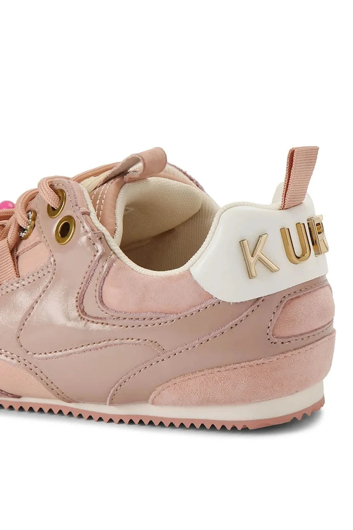 Kurt Geiger London Kurt Bead Slim Runner kadın deri spor ayakkabı