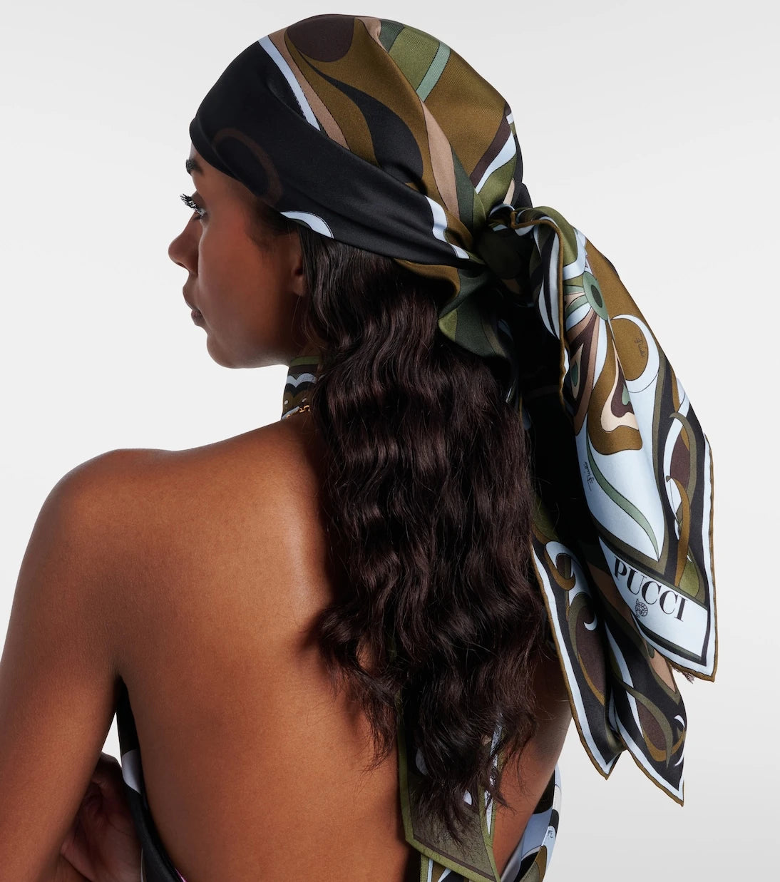 Pucci - Orchidee silk twill scarf
