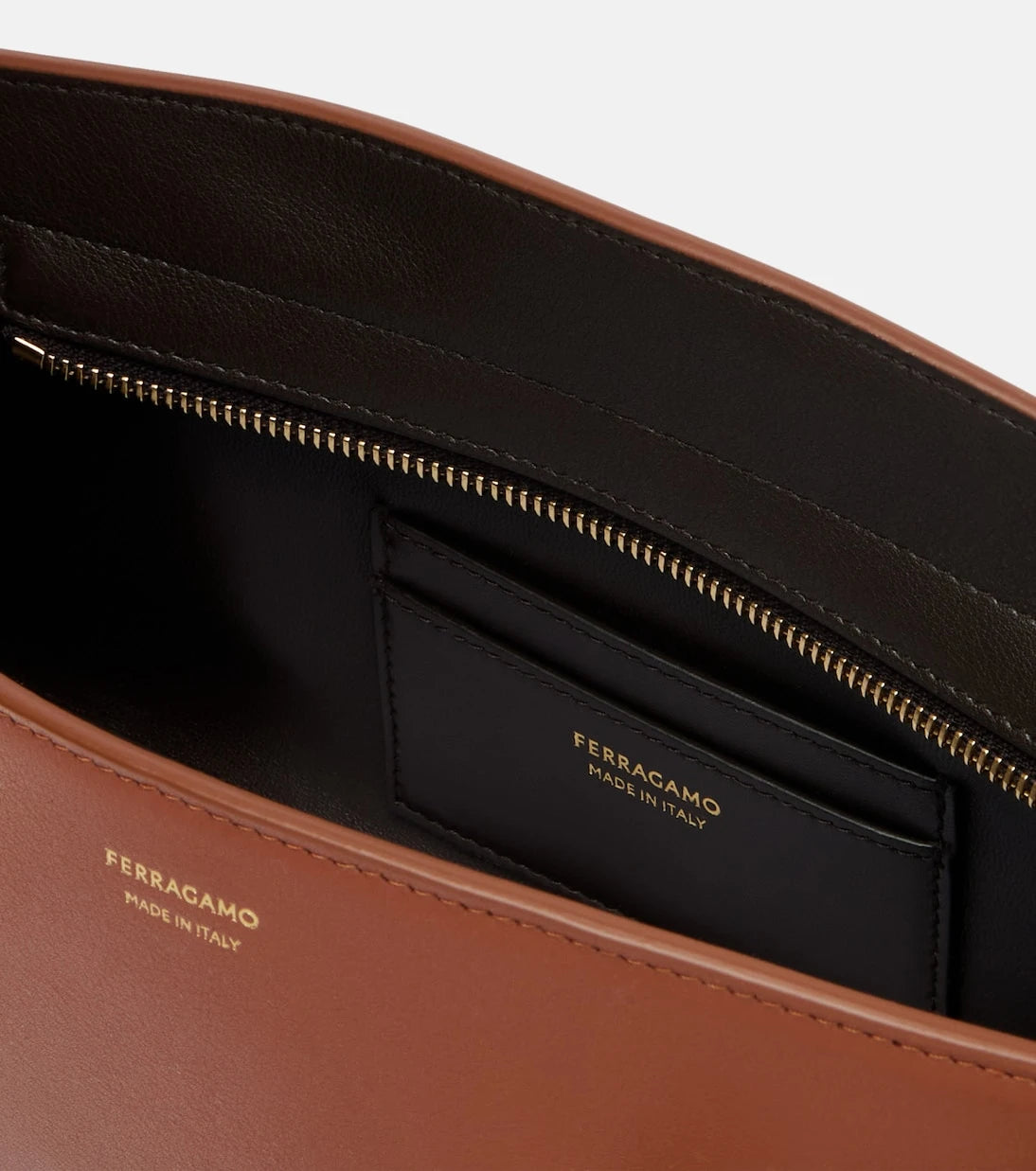 Ferragamo - Hug East-West Small leather shoulder bag