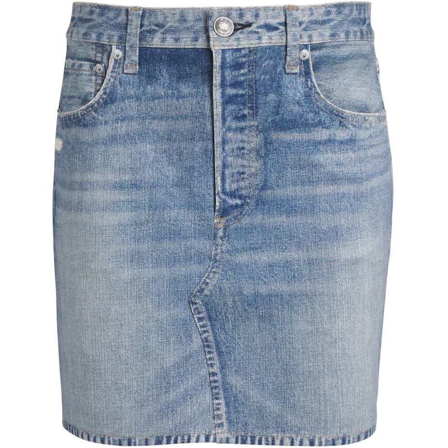 Blue Miramar Mini Skirt
