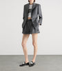 Givenchy Grey Wool Pleated Shorts
