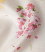 Prada Pink Silk Floral Print Scarf