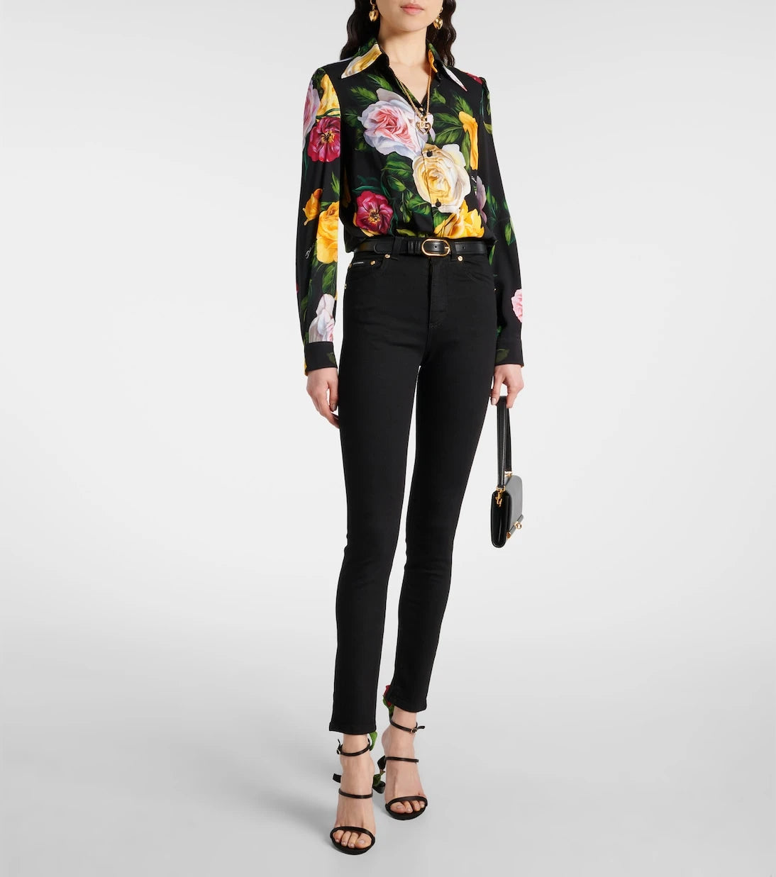 Dolce&Gabbana - جينز سكيني بخصر مرتفع