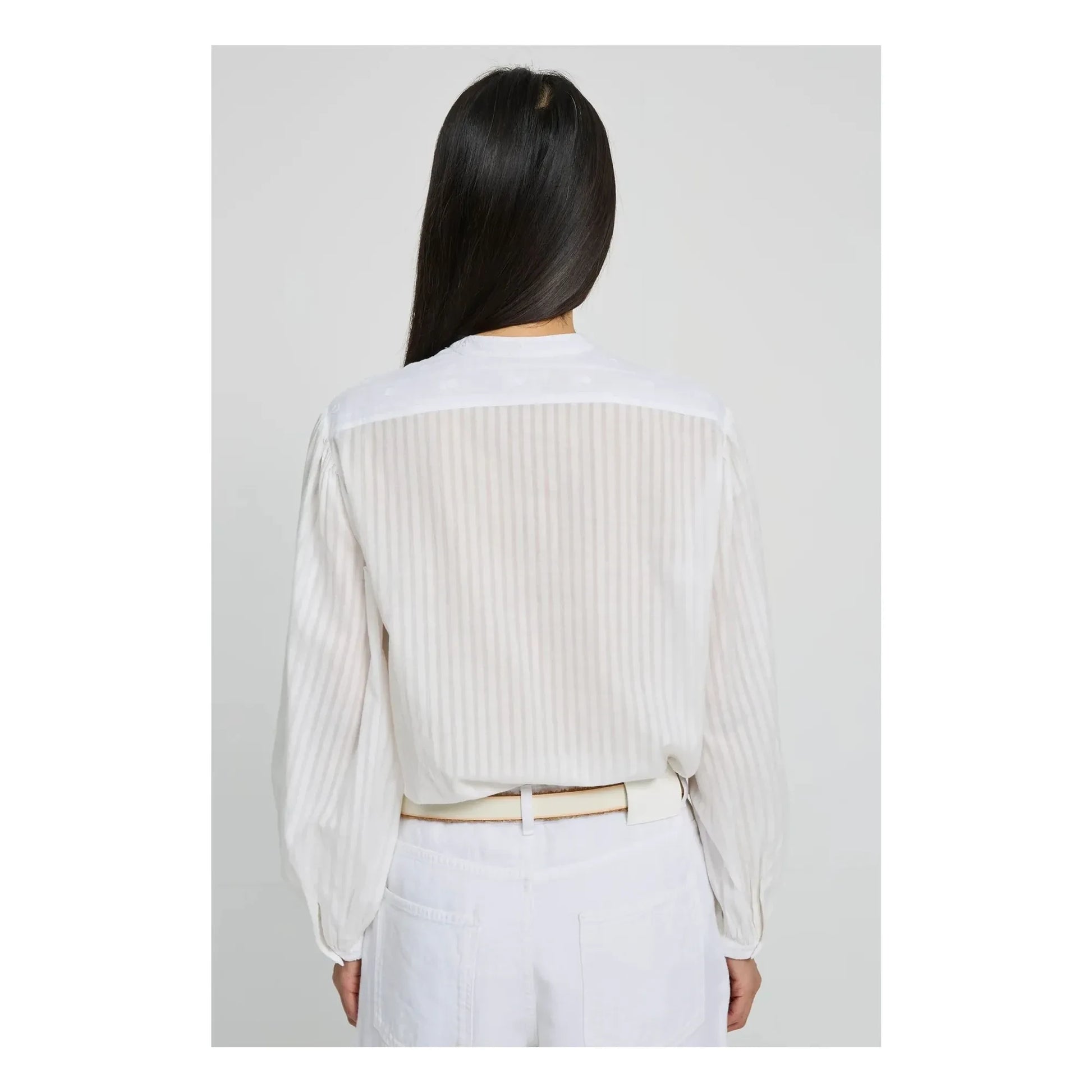 Laurence Bras - Fava Cotton blouse | White