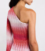 Ombré One-Shoulder Mini Dress