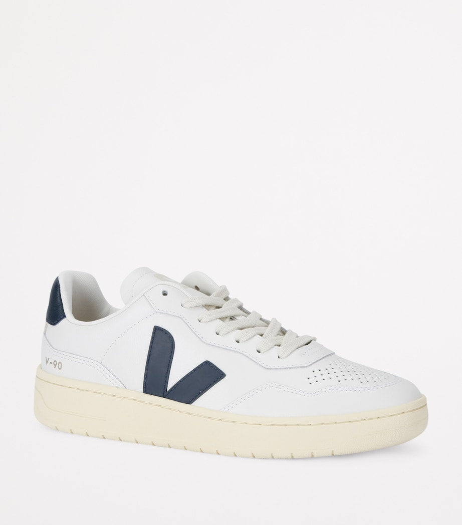 Leather V-90 Sneakers
