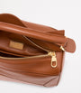 LOEWE Brown Small Leather Featherlight Puzzle Top-Handle Bag