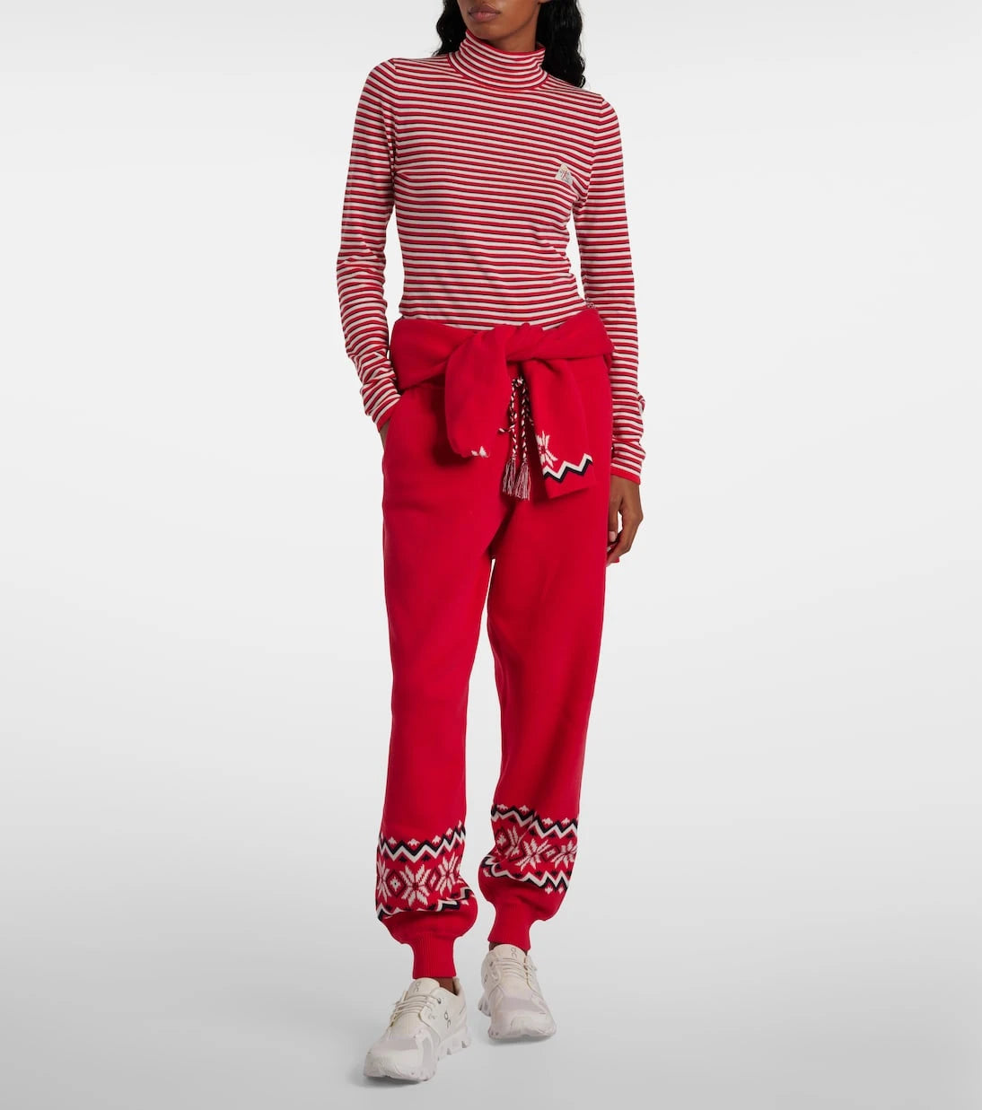 The Upside - Raie striped cotton turtleneck top