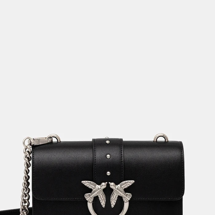 Pinko kadın deri crossbody çanta